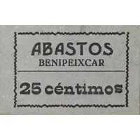 25 Céntimos Benipeixcar