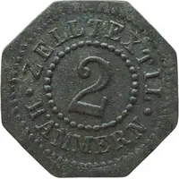 2 Pfennigs - Hämmern Zelltextil