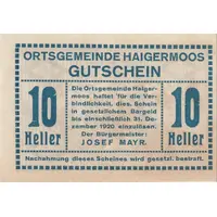 10 Heller Haigermoos