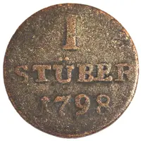 1 Stüber - Friederike Auguste Sophie