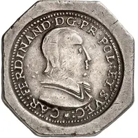 1 Thaler - Charles Ferdinand Vasa Klippe