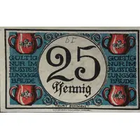 25 Pfennig Marburger Briefmarken und Notgeld Ausstellung