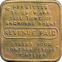 Token Grow Wheat, Revenue Paid, Saint Helier