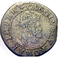 Carolus 5th type with bust facing right