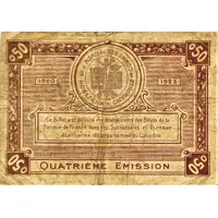 50 Centimes - Chambre de Commerce de Caen et de Honfleur 14