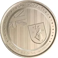 2 Dollars - Elizabeth II Emerald Isle of the Caribbean