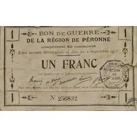 1 Franc - Région de Péronne