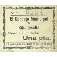 1 Peseta Ribadesella