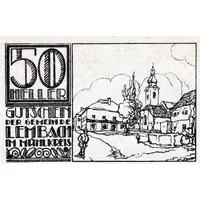 50 Heller Lembach im Mühlkreis, Brown issue