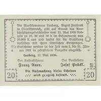 20 Heller 1920 Lasberg