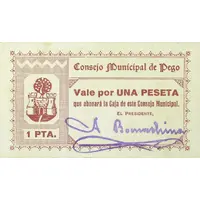1 Peseta Pego