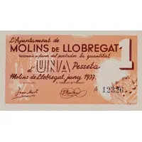 1 Peseta Molins de Llobregat