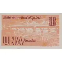 1 Peseta Molins de Llobregat