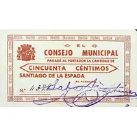 50 Céntimos Santiago de la Espada