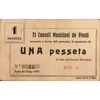 1 Peseta Pinell de Brai