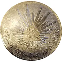 Token - Detroit 1701-1951 over facsimile 1892 Mexico 8 Reales Default Category Tokens & Bullions Americas United States United States