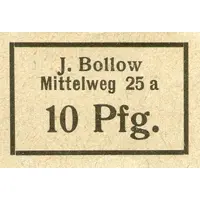 10 Pfennig J. Bollow