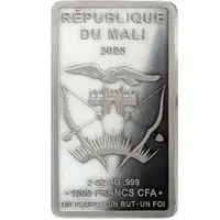 1000 Francs CFA Throne of Tutankhamun