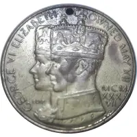 Medal - Coronation of King George VI and Queen Elizabeth Inverness