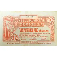 25 Céntimos Cervelló