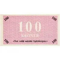 100 Kroner Great Norwegian Spitsbergen Coal Company