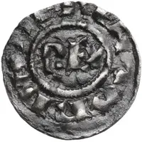 Denier - Berengar II and Adalbert Pavia mint