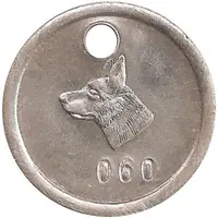 Dog Tax Token - Rat der Gemeinde Binz