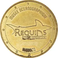 Monnaie de Paris Tourist Token - Monaco Musée Océanographique - Requins l'expo-sensation