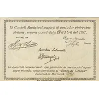 25 Céntimos Sesrovires