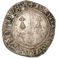 Groschen with three ermines - John V