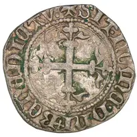 Groschen with three ermines - John V