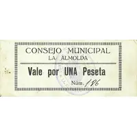 1 Peseta La Almolda