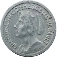 25 Centimes - Chambres de Commerce - Hérault [34] Aluminium