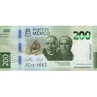 200 Pesos 100th Anniversary of the Bank of Mexico