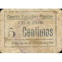 5 Céntimos Villanueva de Castellón