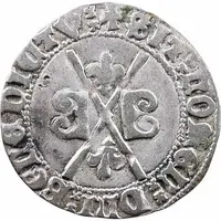 Groschen with St. Andrew cross - Charles I