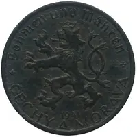 10 Haléřů Obverse Trial