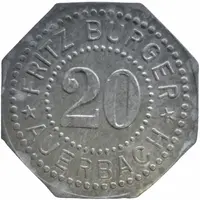 20 Pfennig - Auerbach Fritz Burger