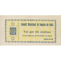 25 Céntimos Segarra de Gaià
