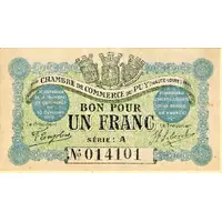 1 Franc - Chambre de Commerce du Puy 43