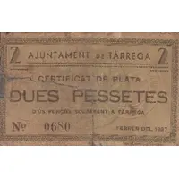 2 Pesetas Tàrrega