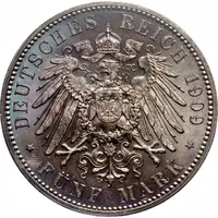 5 Mark - Frederick August III