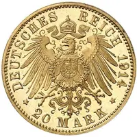 20 Mark - Louis III Pattern