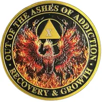 Token - Alcoholics Anonymous Sobriety 10 Year Anniversary