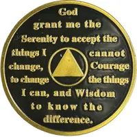 Token - Alcoholics Anonymous Sobriety 10 Year Anniversary
