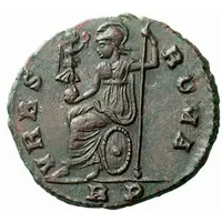 Æ2 - Nepotianus VRBS ROMA, Rome