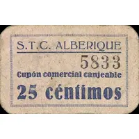 25 Céntimos Alberique