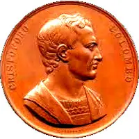 Medal - 8th congress of Italian scientists in Genova Cristoforo Colombo