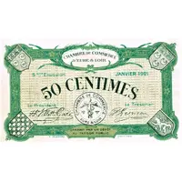 50 Centimes - Chambre de Commerce d'Eure et Loir 28