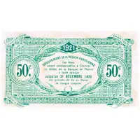 50 Centimes - Chambre de Commerce d'Eure et Loir 28